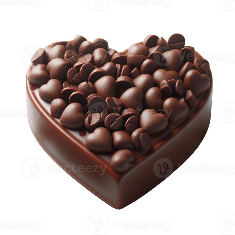 Heart Chocolate Cake png