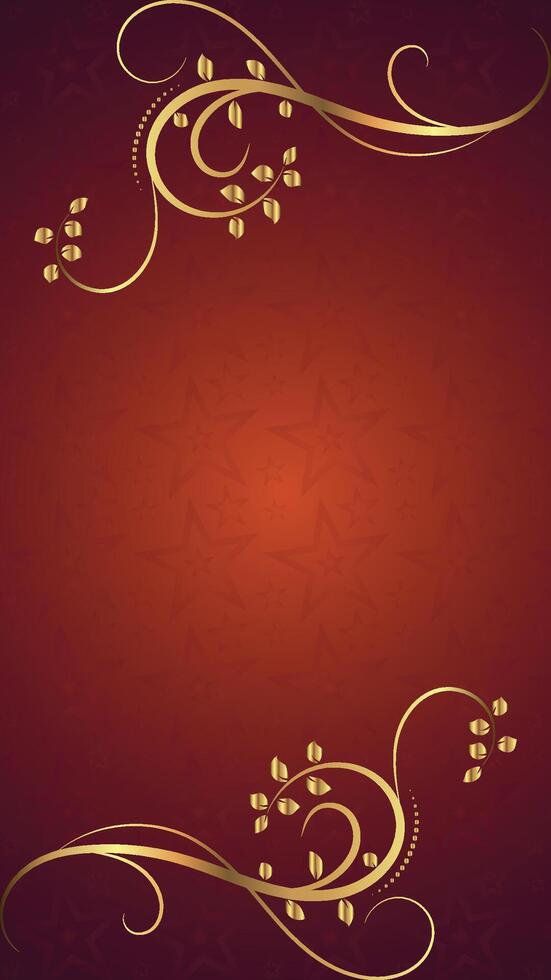 Luxury ornamental background with golden color, Islamic Arabic Eid or Ramadan Kareem luxury background. vector