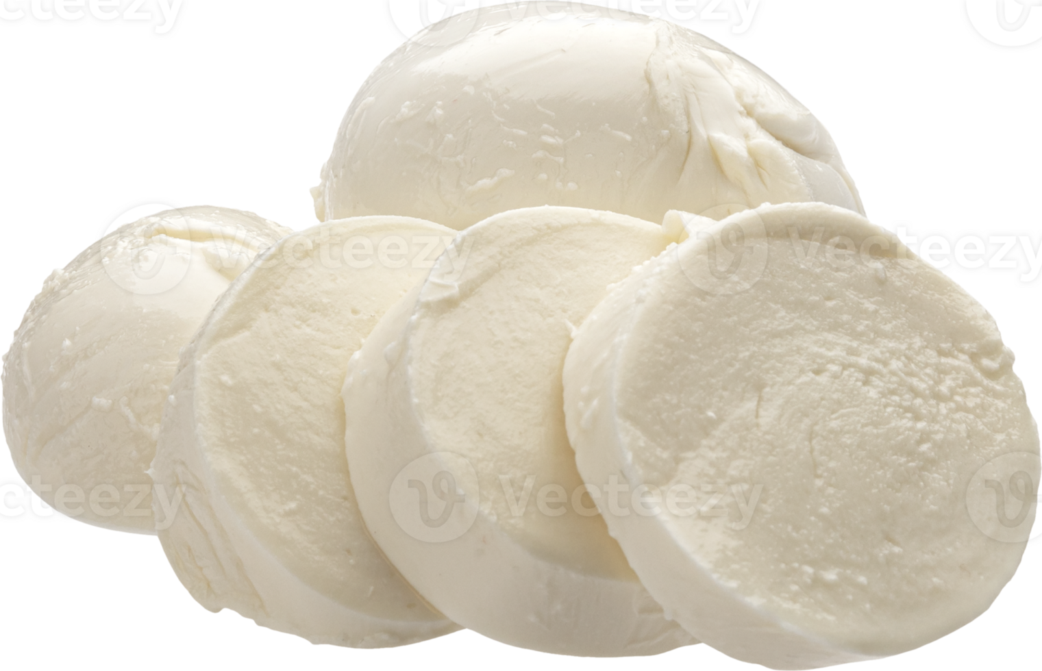 mozzarella isolé sur transparent Contexte png