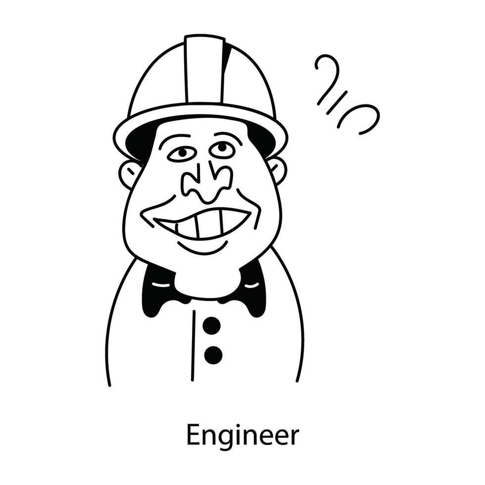 Trendy Engineer Concepts vector