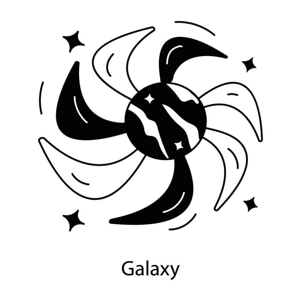 Trendy Galaxy Concepts vector