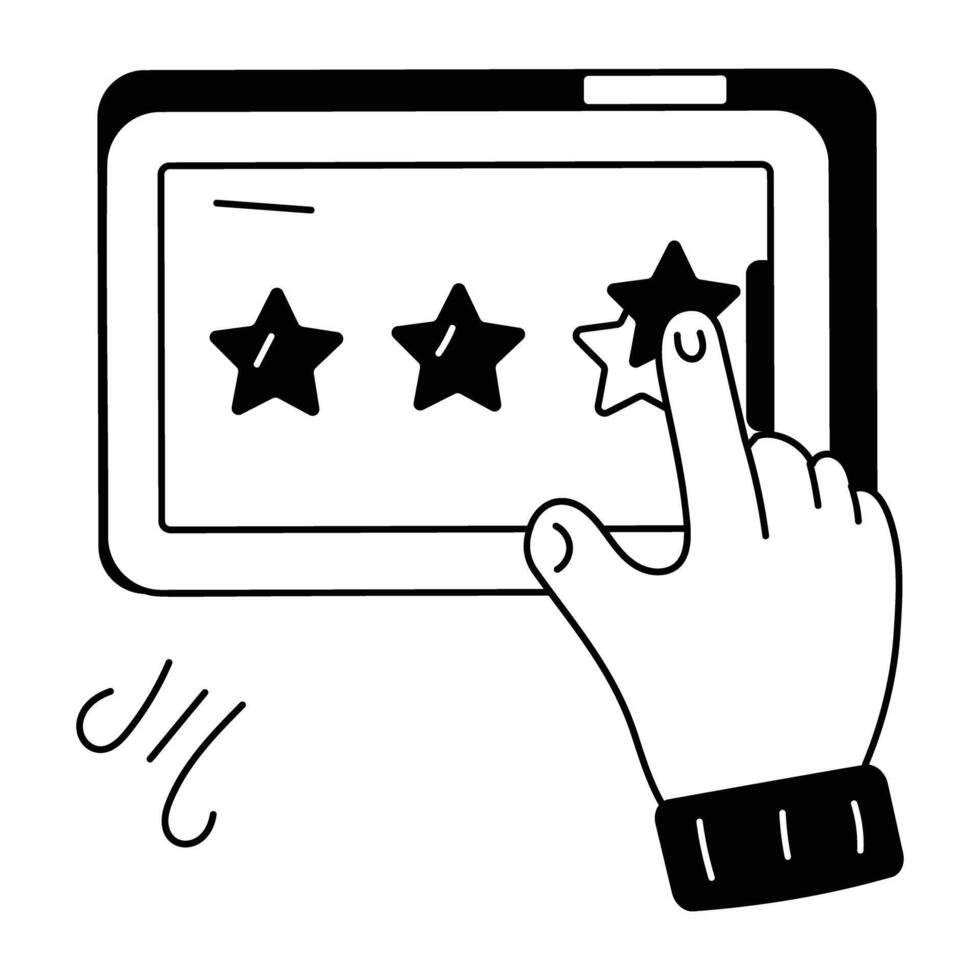 Trendy App Rating vector