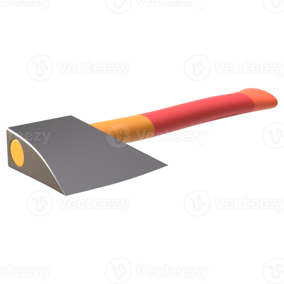 Realistic 3D Bricklayer's Hatchet Rendering png