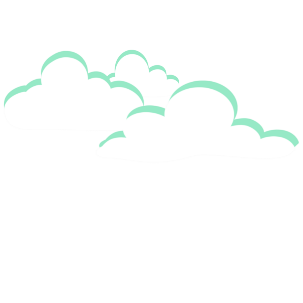 Clouds floating in the sky in the world png