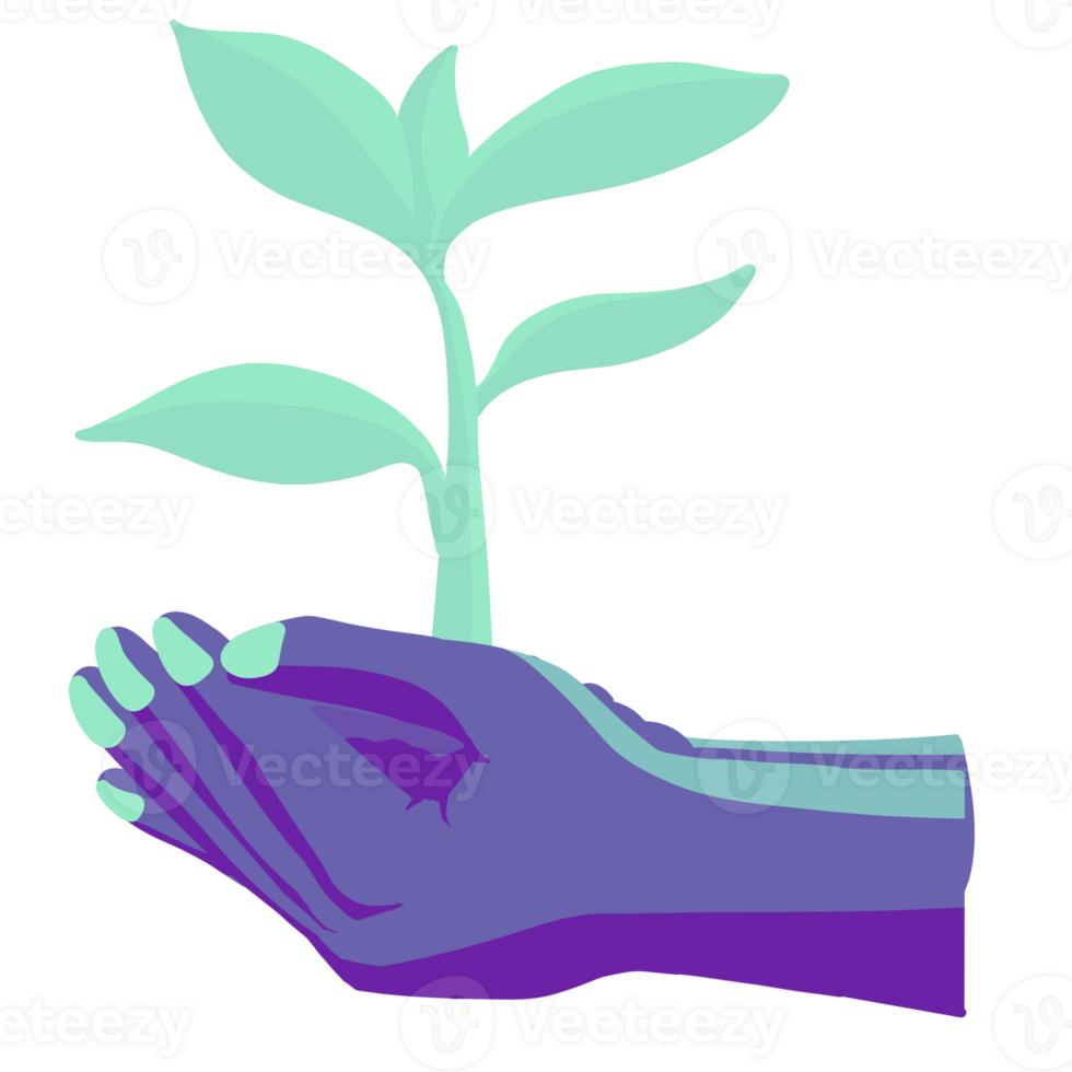 Let's join together and help plant trees with our own two hands. png