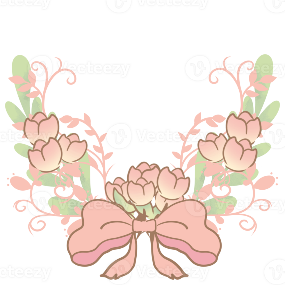 vacker blombukett png