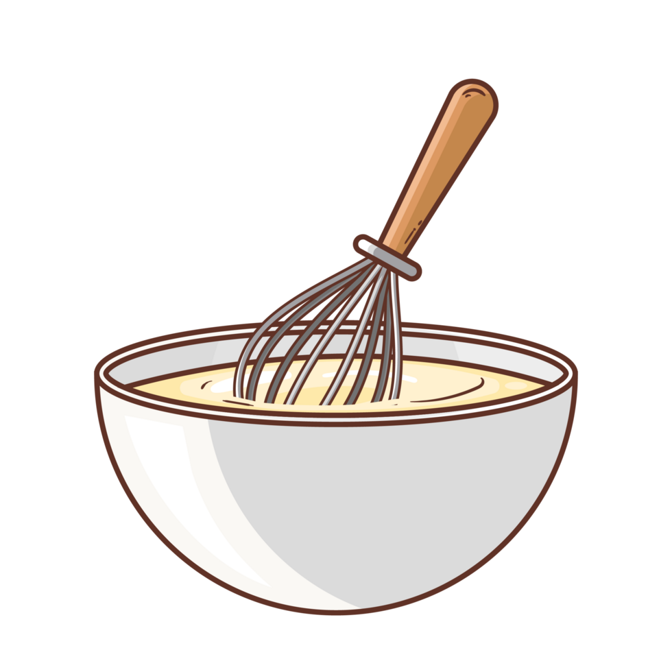 Cartoon mixing bowl clipart png