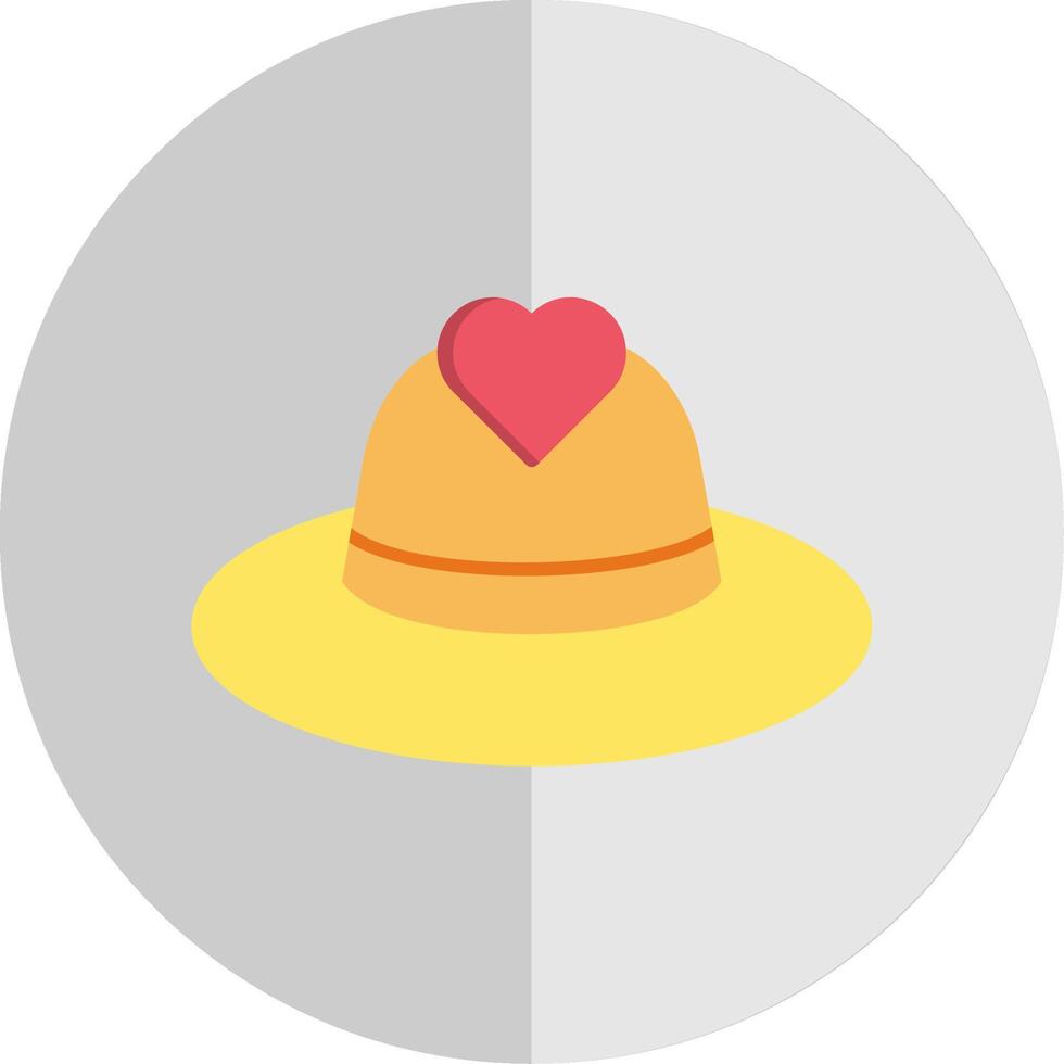 Hat Flat Scale Icon vector