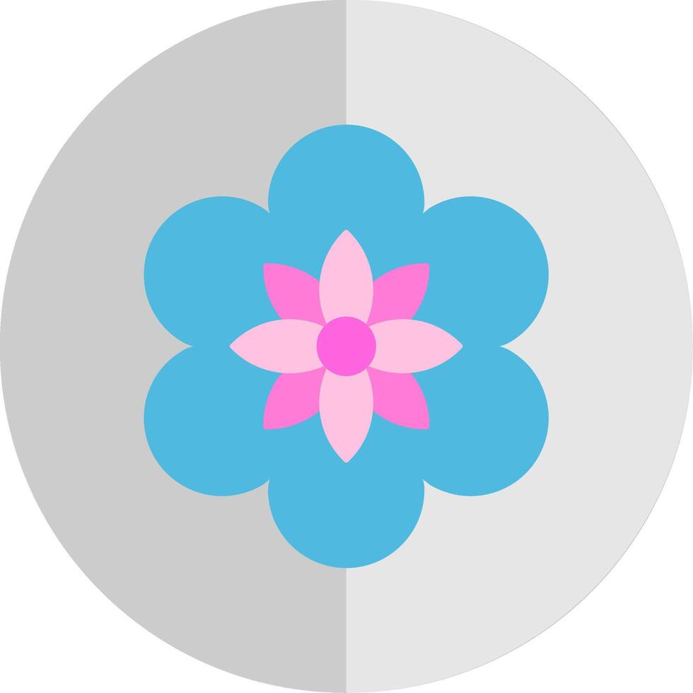 Flower Flat Scale Icon vector