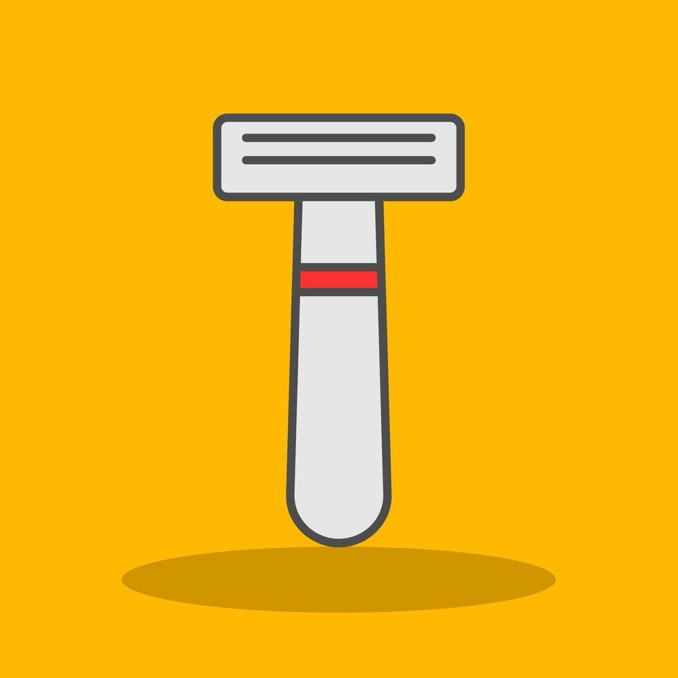 Shaving Razor Filled Shadow Icon vector