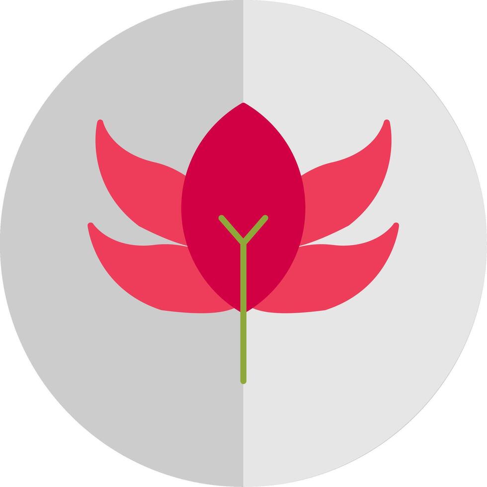 Lily Flat Scale Icon vector