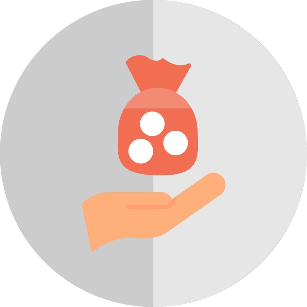 Zakat Flat Scale Icon vector