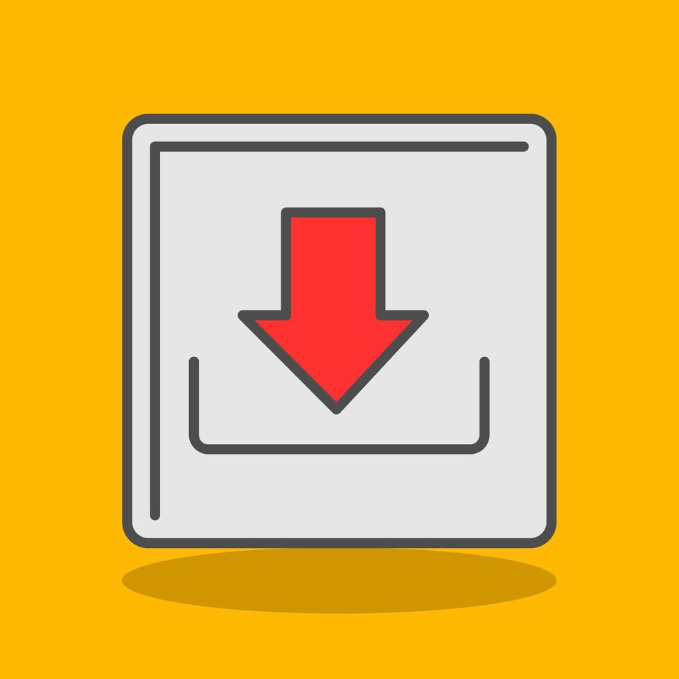 Download Filled Shadow Icon vector