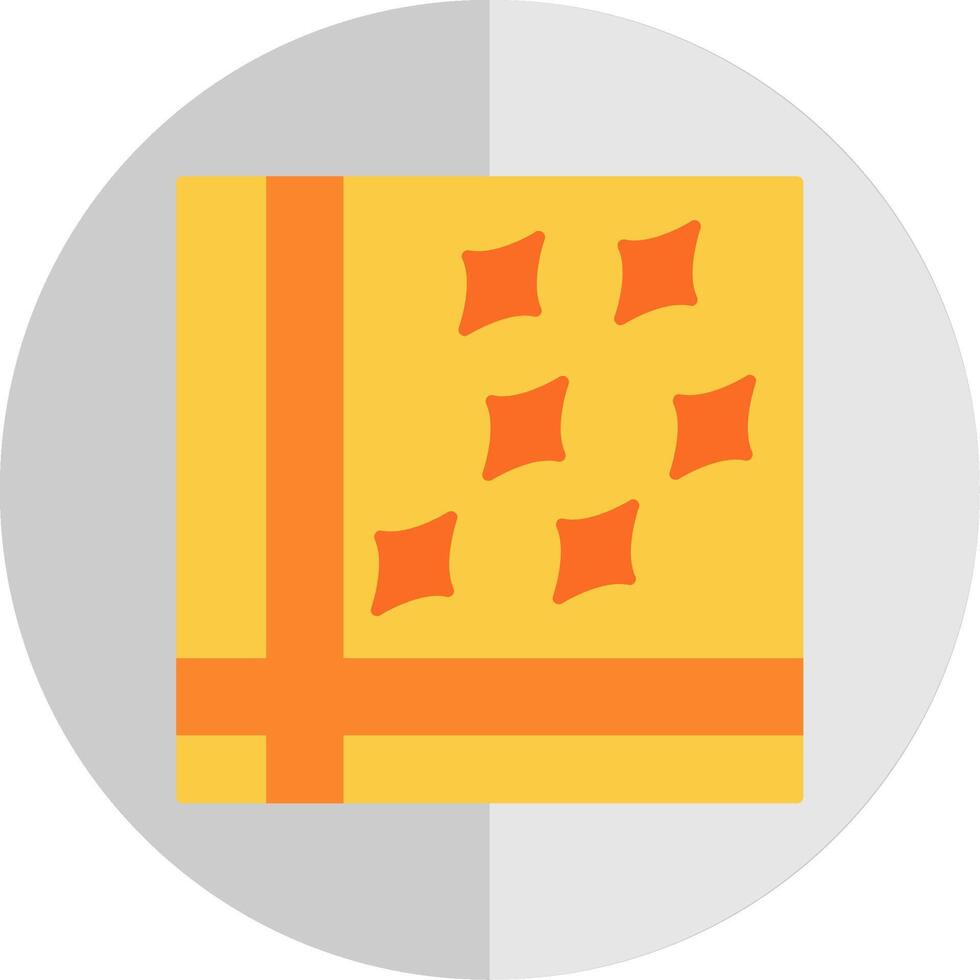 Handkerchief Flat Scale Icon vector