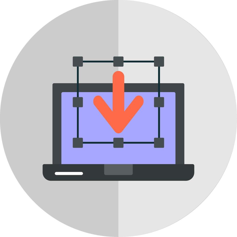 Direct Download Flat Scale Icon vector