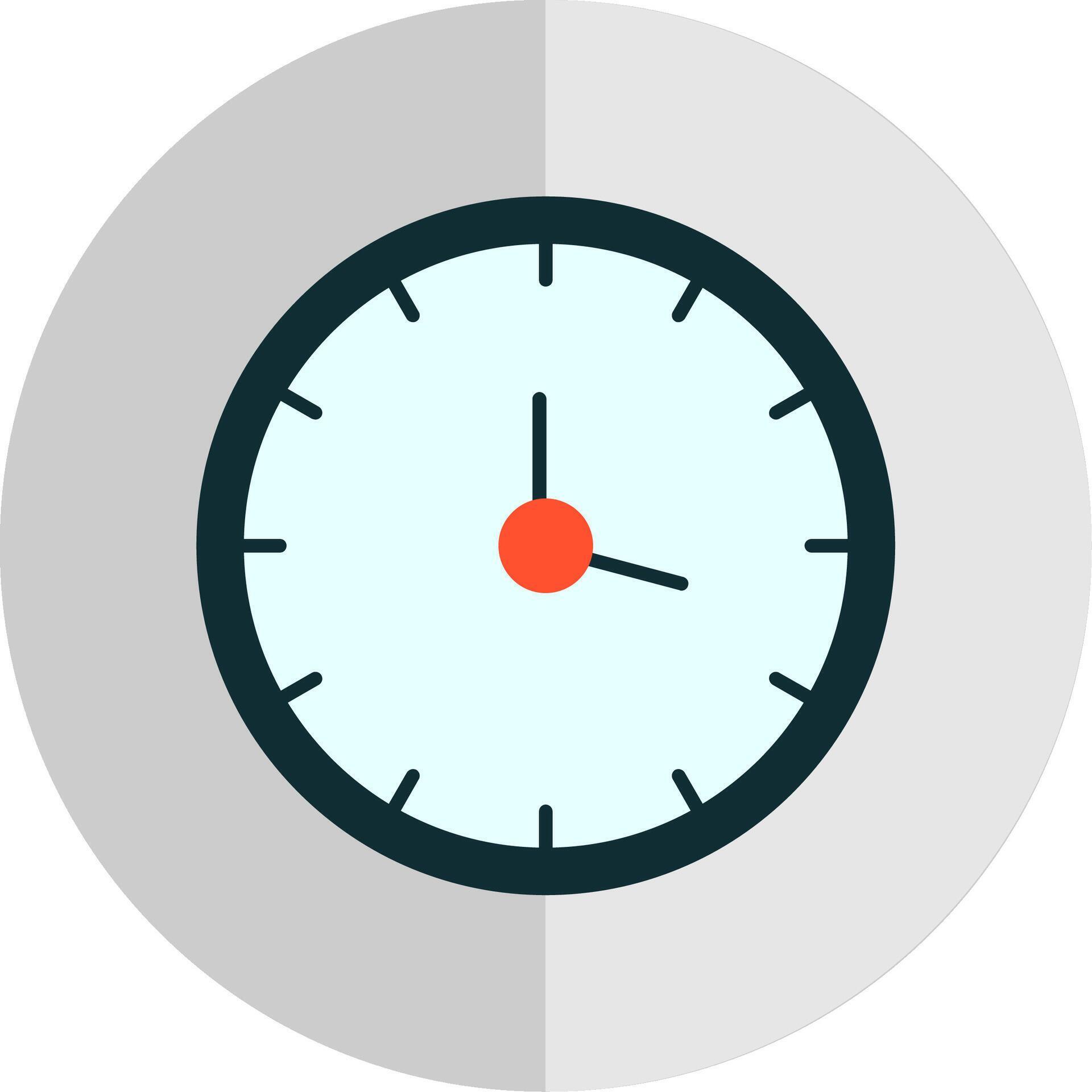 Clock Flat Scale Icon 42982247 Vector Art at Vecteezy