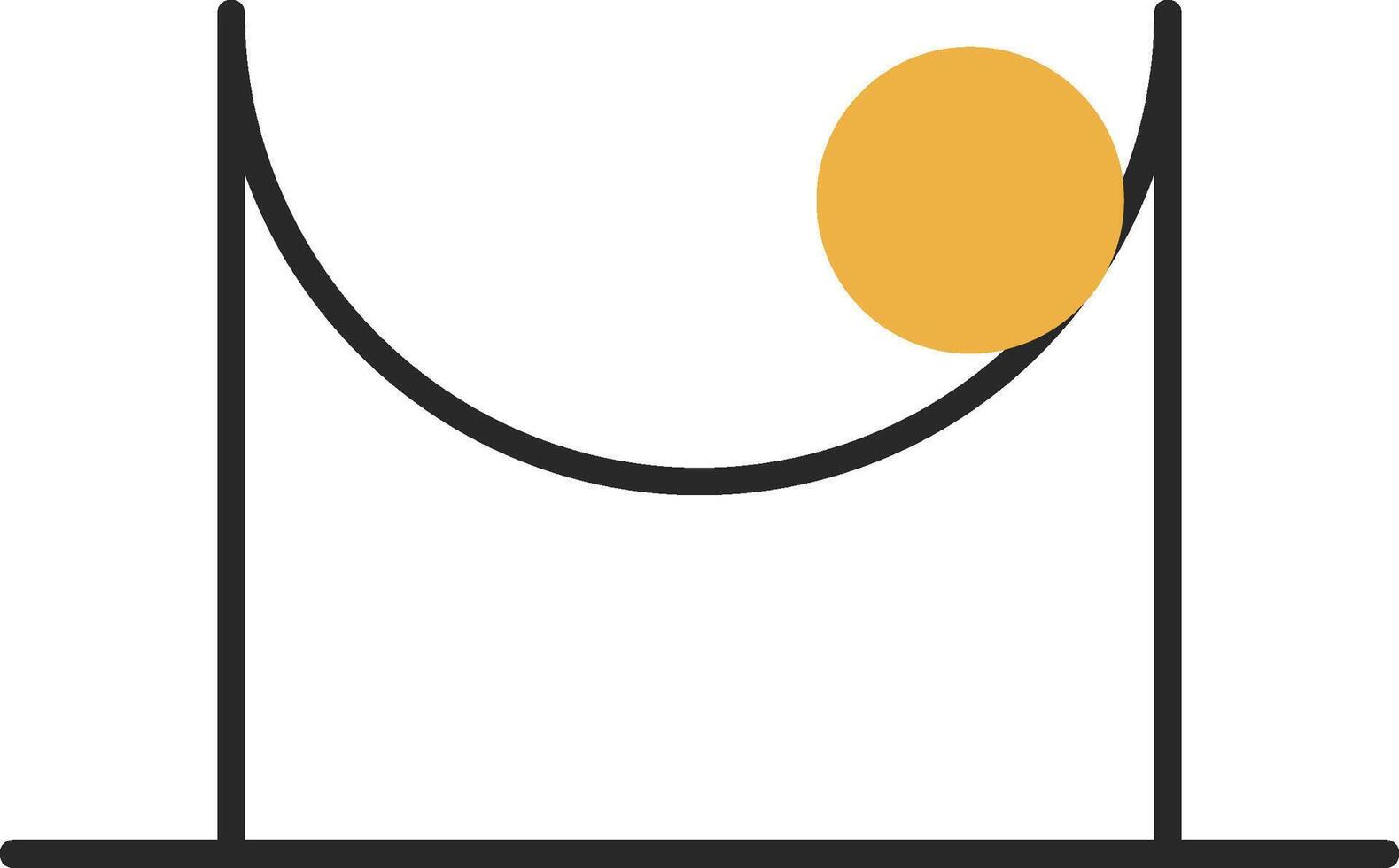 Friction Skined Filled Icon vector