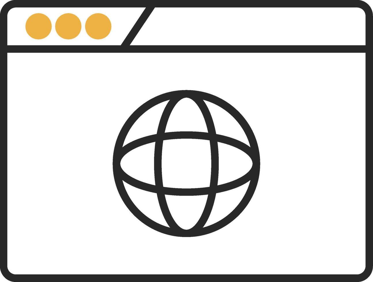 Website Design Skined Filled Icon vector