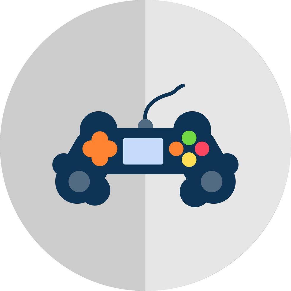 Gaming Flat Scale Icon vector