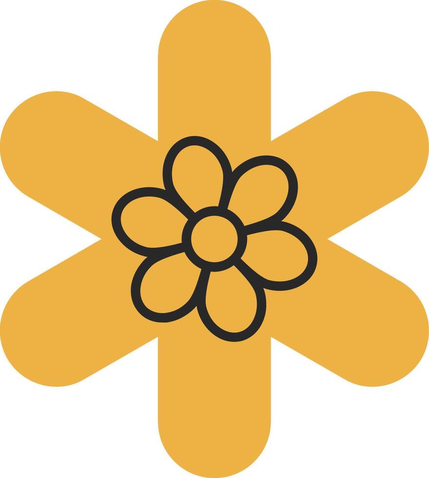 Gallardia Skined Filled Icon vector