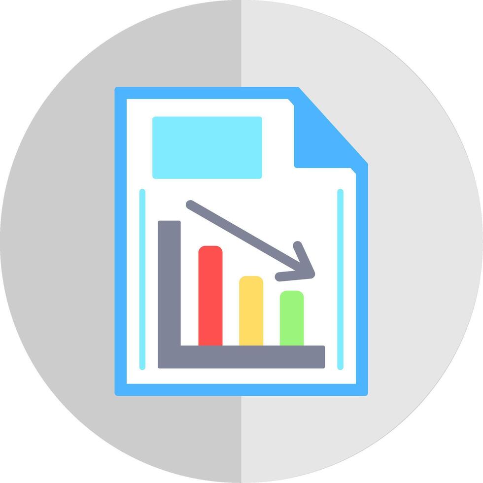 Document Flat Scale Icon vector