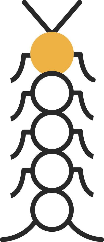 Insect Skined Filled Icon vector