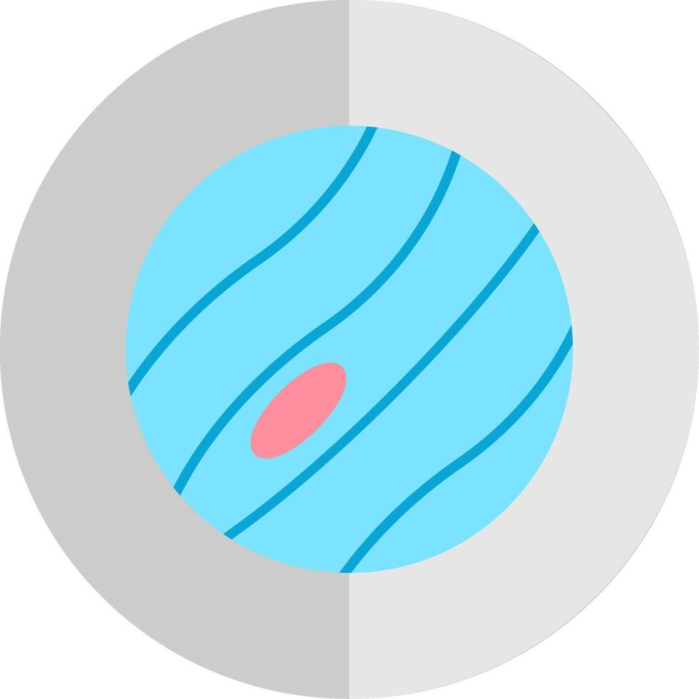 Planet Flat Scale Icon vector