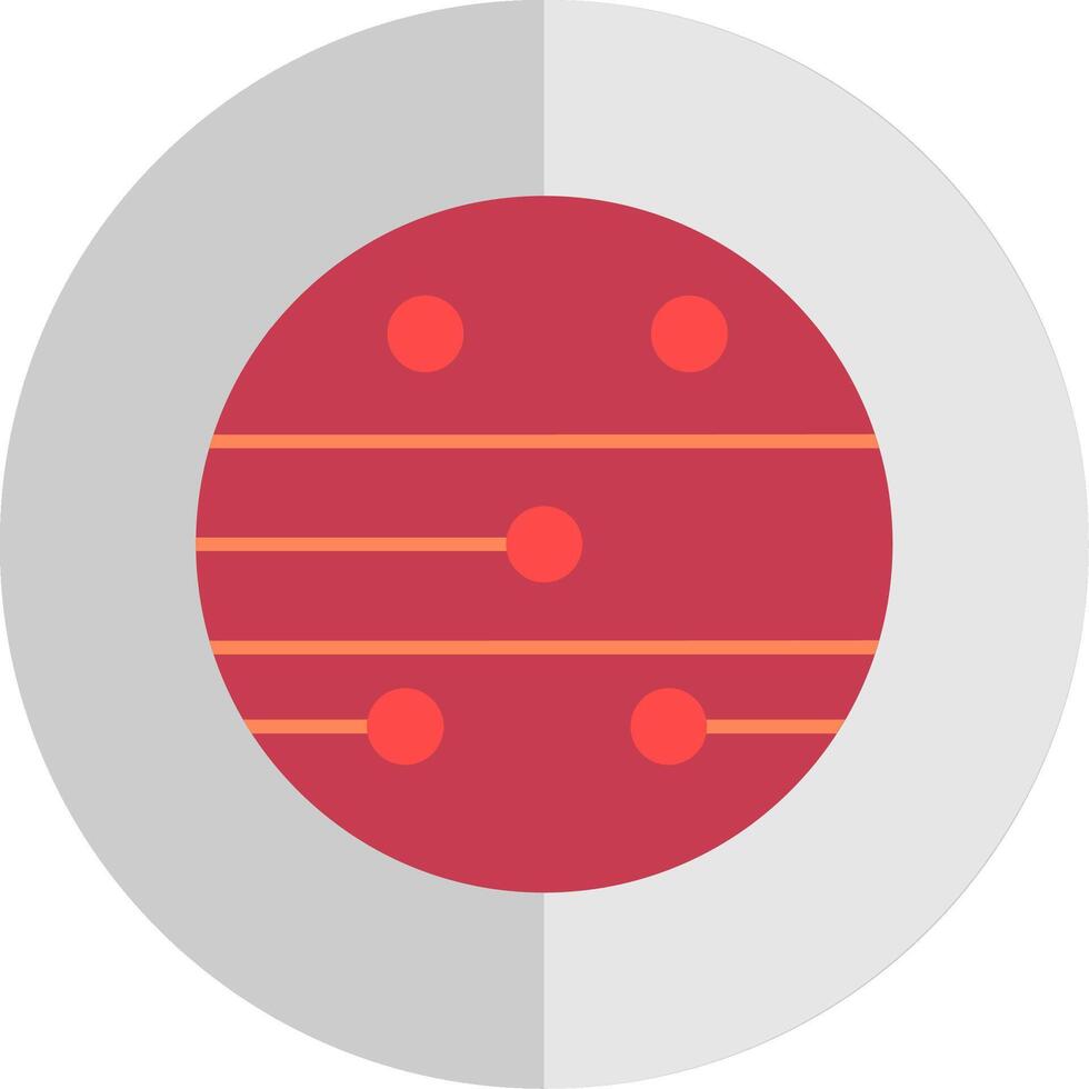 Mars Flat Scale Icon vector