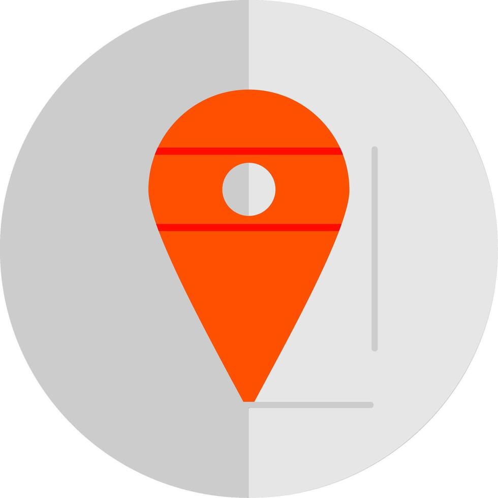 Location Flat Scale Icon vector