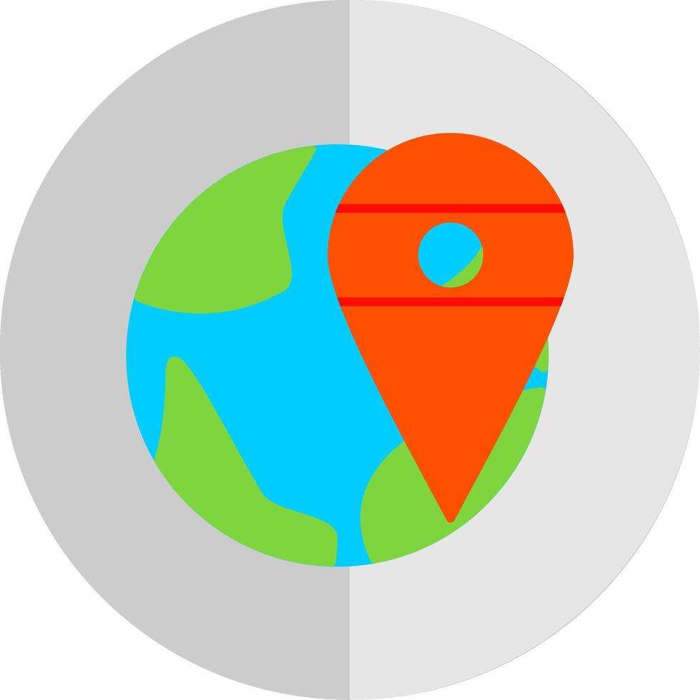 Location Flat Scale Icon vector