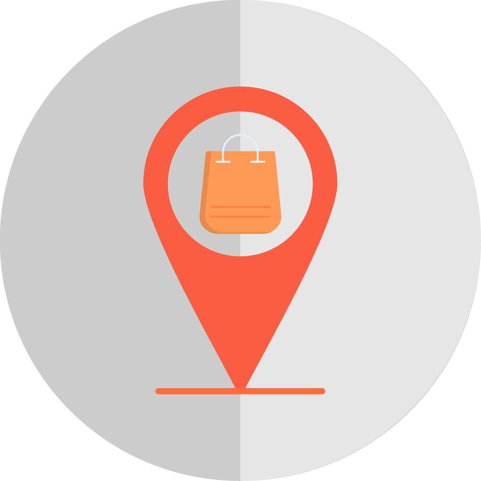 Pin Flat Scale Icon vector
