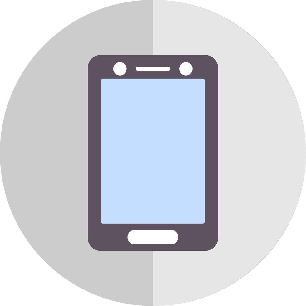 Smartphone Flat Scale Icon vector