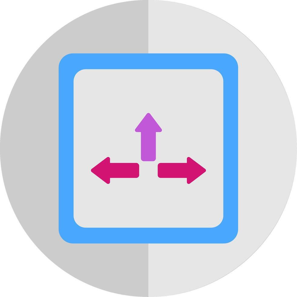 Resize Flat Scale Icon vector