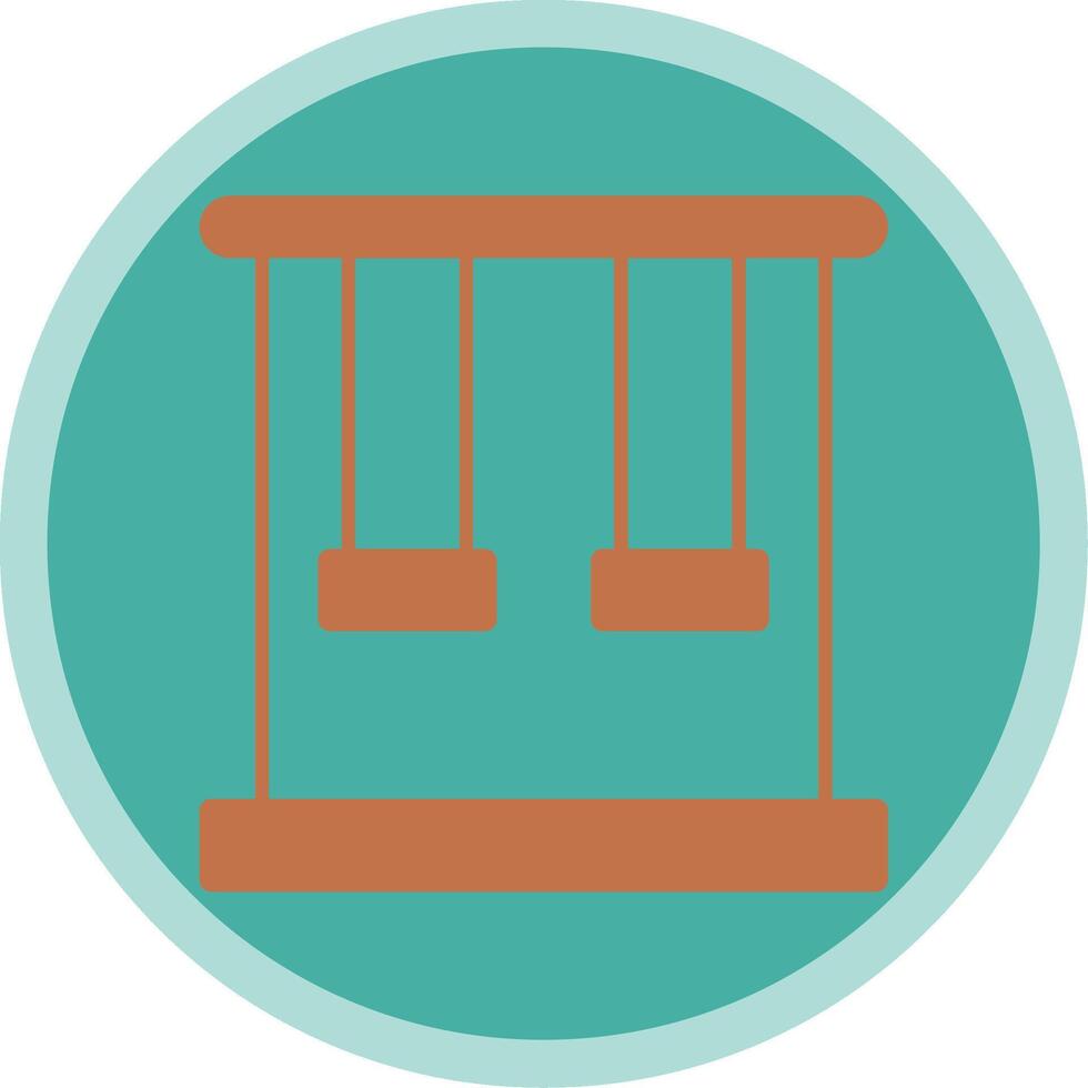 Trapeze Flat Multi Circle Icon vector