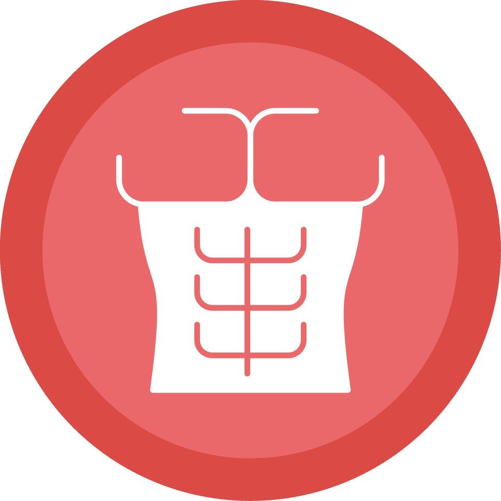 Six Pack Glyph Multi Circle Icon vector