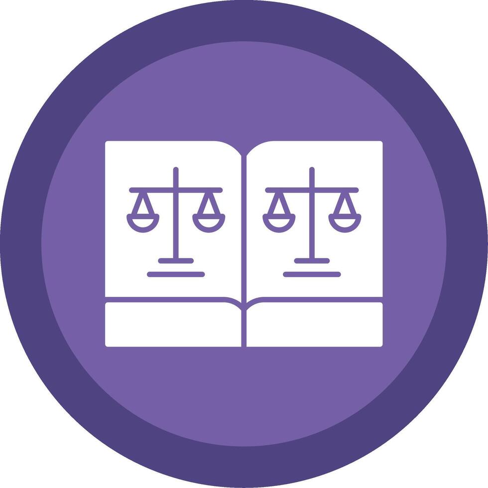 Rules Glyph Multi Circle Icon vector