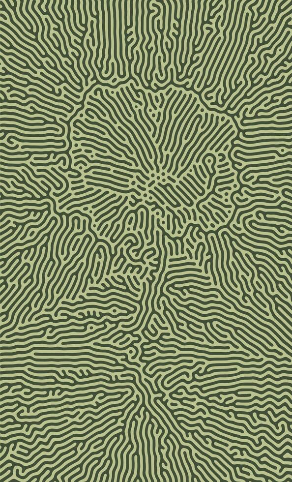 Green Abstract Turing Pattern Background vector