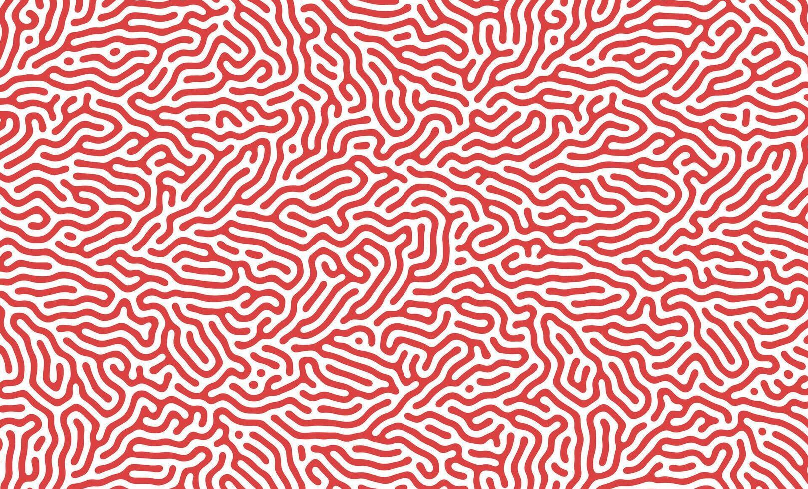 Red and white Abstract Turing Pattern Background vector