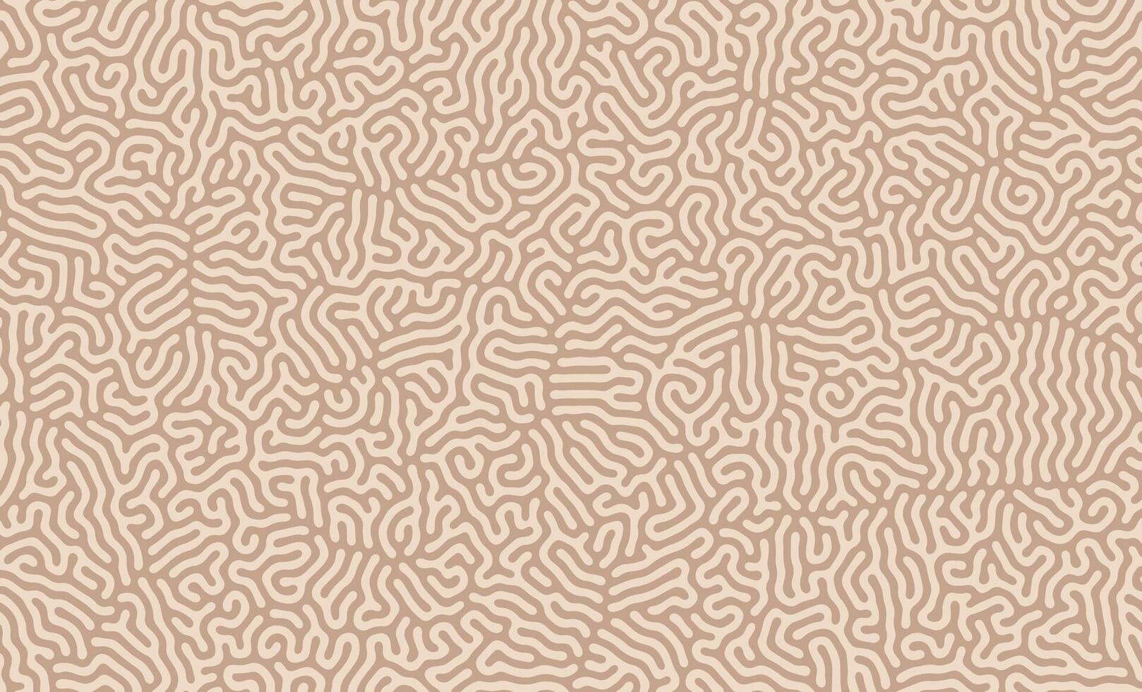 Light Brown turing lines organic shape patterns background design with elegant pattern vector