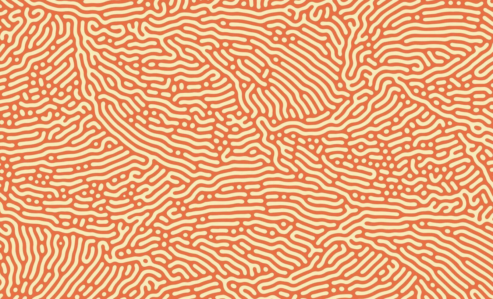 Orange Abstract Turing Pattern Background vector