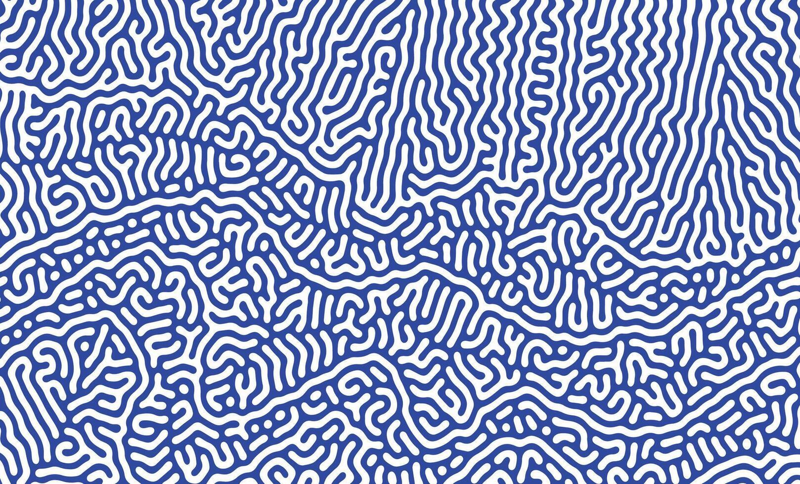 White Blue organic turing irregular lines background with unique pattern design vector