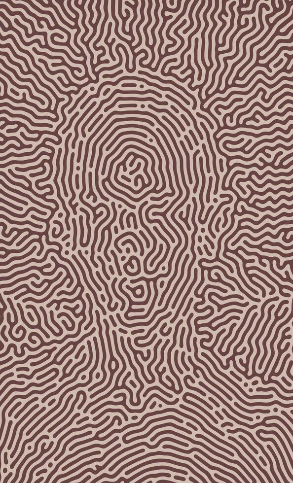 Brown Turing Diffusion Abstract Organic Pattern vector