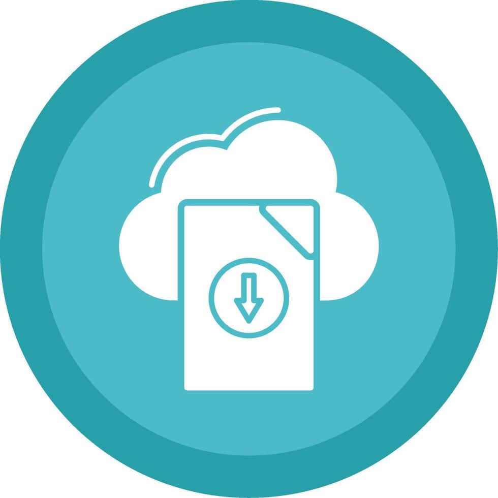 Download Glyph Multi Circle Icon vector