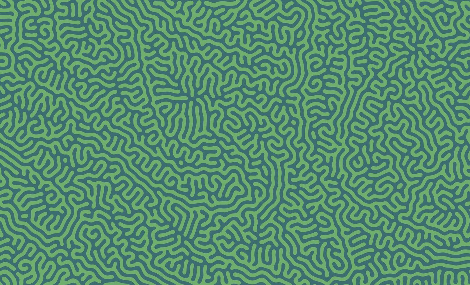 Green and Blue Organic Turing Seamless Pattern. Abstract organic background vector