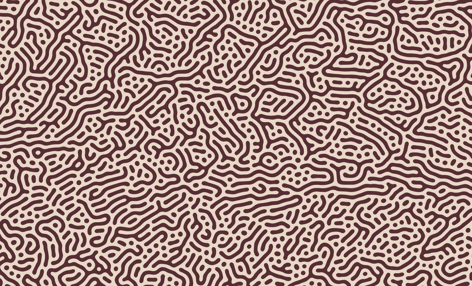 Organic Turing Seamless Pattern. Abstract organic background vector