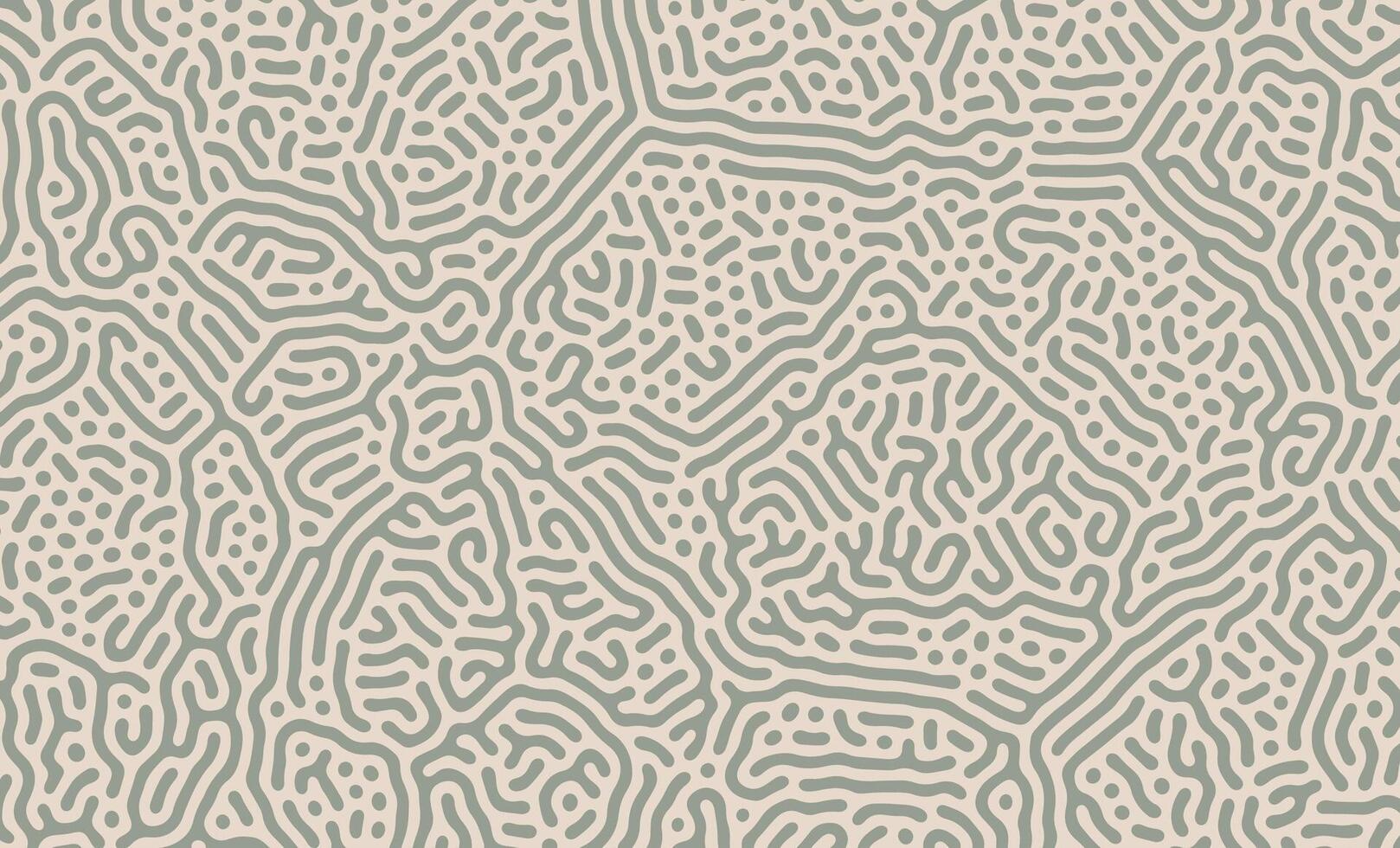 Beautiful Green Turing Pattern Background Wallpaper vector