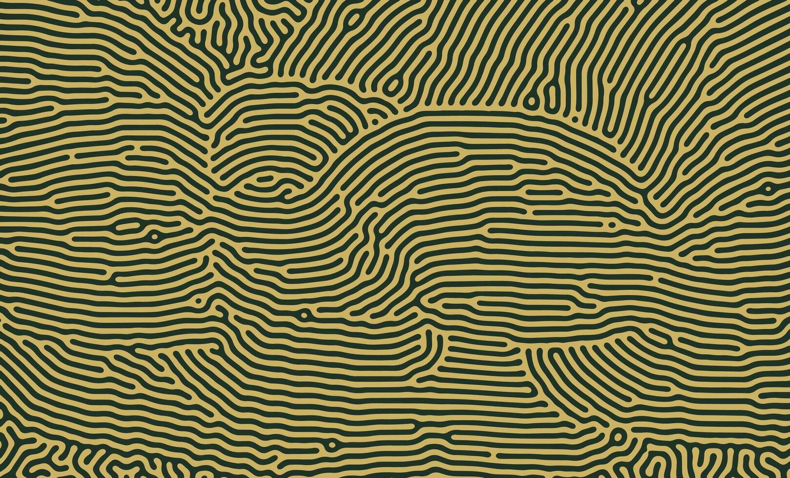 Yellow and Blue Organic Turing Seamless Pattern. Abstract organic background vector