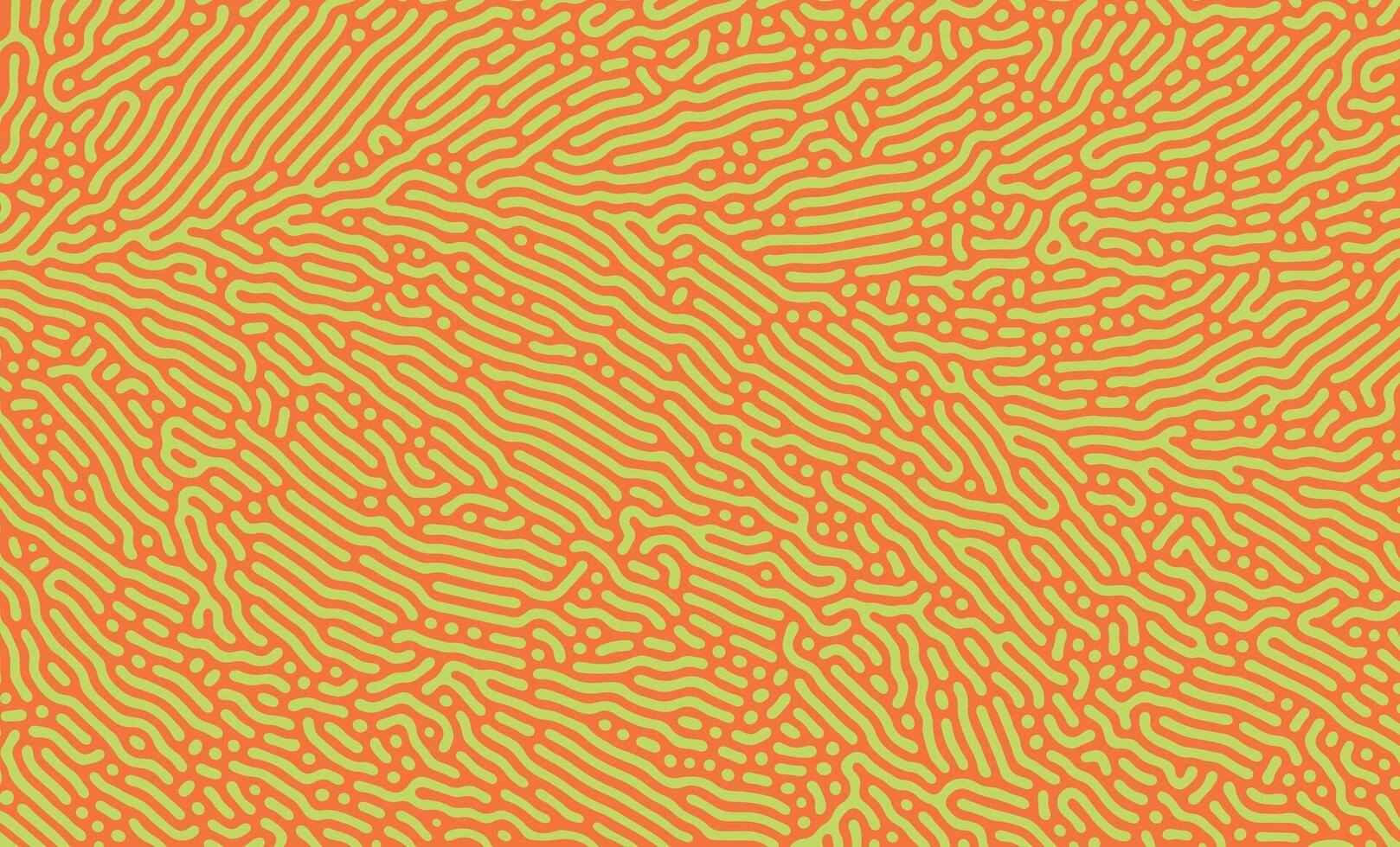 Yellow and orange Organic Turing Seamless Pattern. Abstract organic background vector