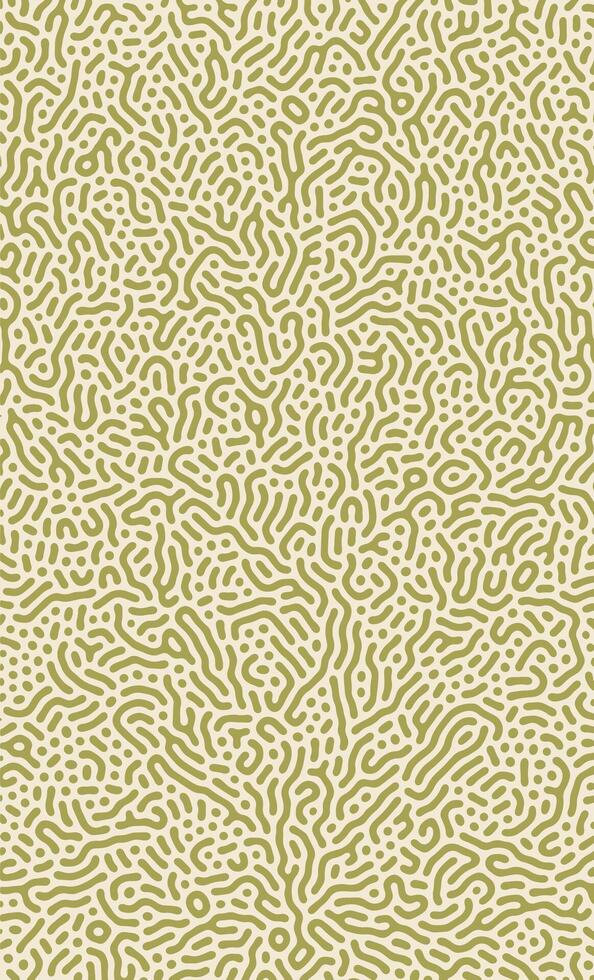 Greenish Abstract turing pattern. Nature texture. Ethnic wallpaper vector