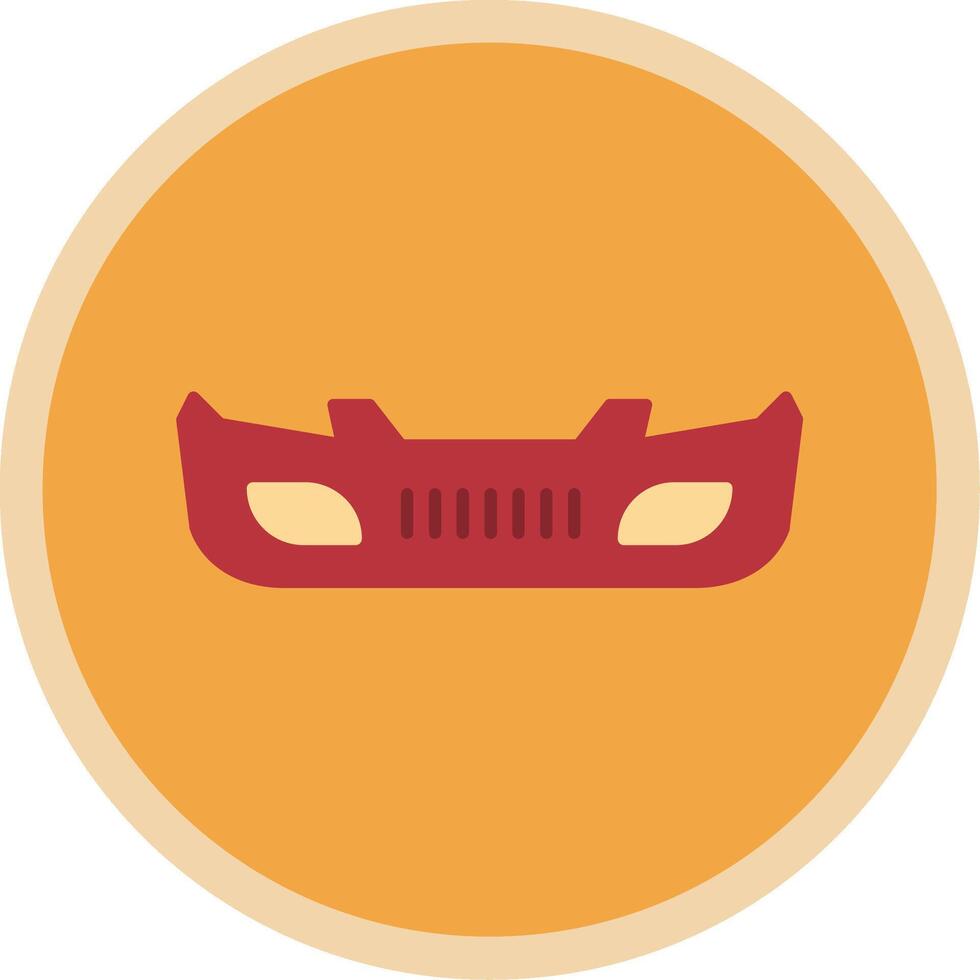 Bumper Flat Multi Circle Icon vector